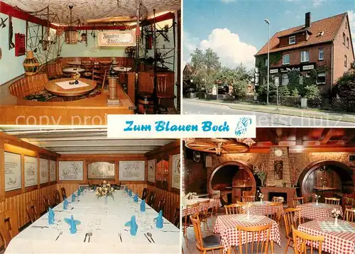 AK / Ansichtskarte 73849380 Schellerten Hotel Restaurant Zum Blauen Bock Gaststube Schellerten