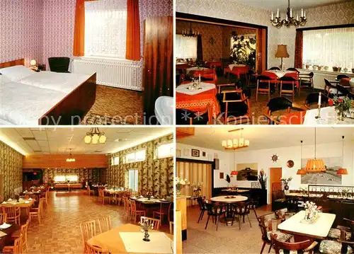 AK / Ansichtskarte 73849393 Witzwort_Adolfskoog Hotel Gasthof Becker ADAC-Hotel Restaurant 