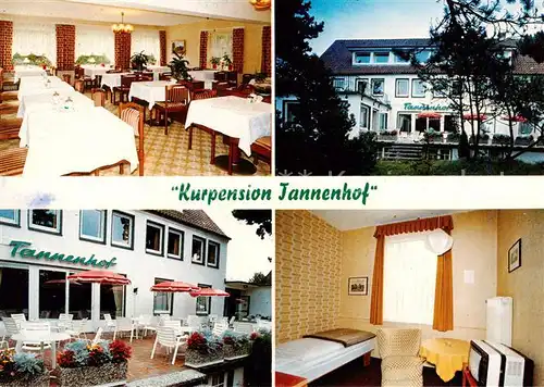 73849407 St_Peter-Ording Kurpension Tannenhof Restaurant Terrasse ADAC-Hotel St_Peter-Ording