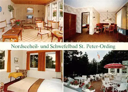  St_Peter-Ording Kurpension Tannenhof Restaurant Terrasse ADAC-Hotel St_Peter-Ording