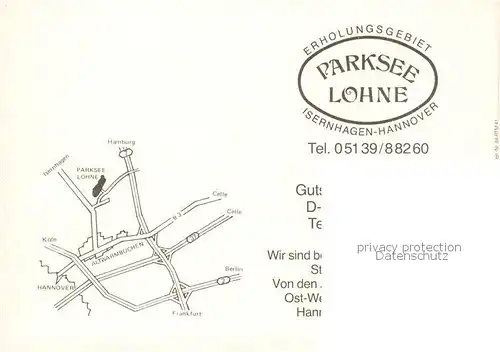 73849419 Isernhagen Erholungsgebiet Parksee Lohne Isernhagen