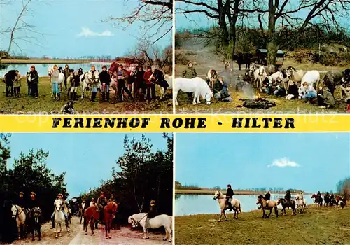 AK / Ansichtskarte 73849434 Hilter_Ems Ferienhof Reiterhof Rohe Urlaub auf dem Bauernhof Ausritte Hilter_Ems