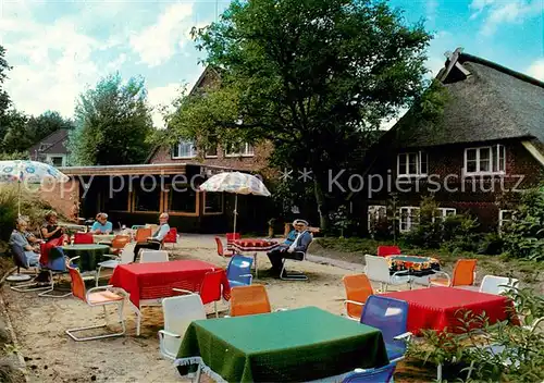 AK / Ansichtskarte 73849457 Tiessau Gast- und Pensionshaus Waldesruh Gartenterrasse Tiessau