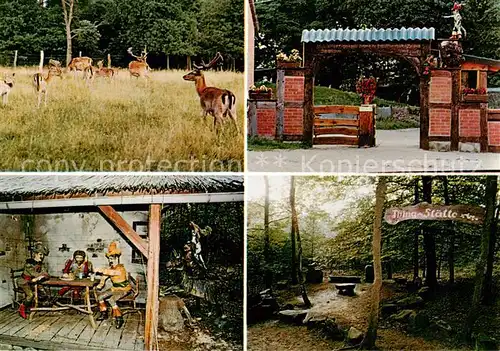 AK / Ansichtskarte  Ostrittrum Rittrumer Muehle Tierpark Maerchenwald Heimatmuseum Ostrittrum