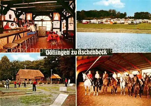 AK / Ansichtskarte 73849495 Doetlingen Freizeit Erholung Campingplatz Aschenbeck Reithalle Gaststaette Doetlingen