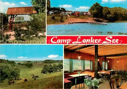 AK / Ansichtskarte  Preetz_Holstein Camping Lanker See Gaststaette Landschaftspanorama Preetz_Holstein
