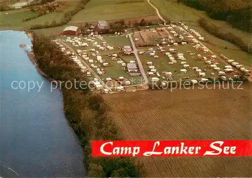 AK / Ansichtskarte 73849497 Preetz_Holstein Camping Lanker See Fliegeraufnahme Preetz_Holstein