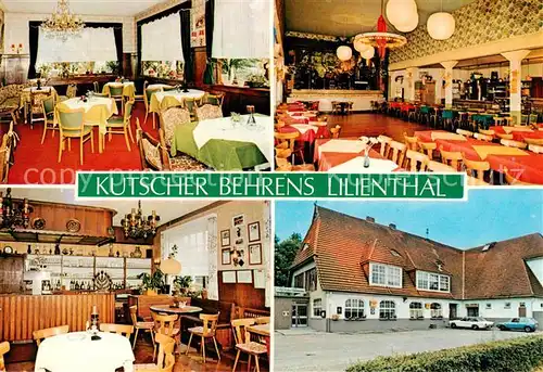 AK / Ansichtskarte 73849507 Lilienthal_Bremen Hotel Restaurant Kutscher Behrens Lilienthal Bremen
