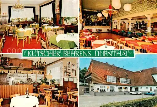 AK / Ansichtskarte  Lilienthal_Bremen Hotel Restaurant Kutscher Behrens Lilienthal Bremen