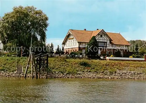 AK / Ansichtskarte  Bleckede Hotel Restaurant Landhaus an der Elbe Bleckede