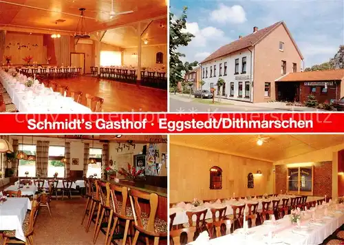 AK / Ansichtskarte  Eggstedt_Holstein Schmidts Gasthof Restaurant Festtafel Eggstedt_Holstein