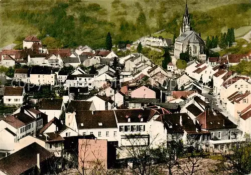 AK / Ansichtskarte  Beckingen_Saar Ortsansicht mit Kirche