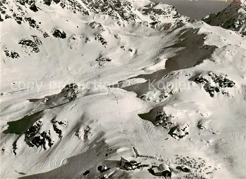 AK / Ansichtskarte  Ruinette_La_Cabane_de_3875m_VS Vue aerienne 