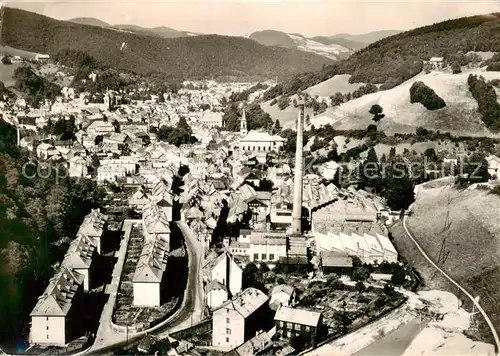 AK / Ansichtskarte  Ste-Marie-aux-Mines_Markirch Vue aerienne et Rue du general Bourgeois 