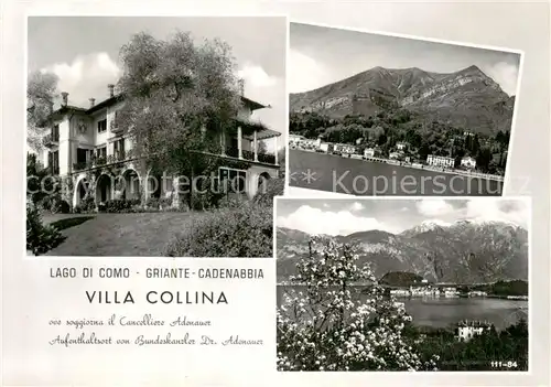 AK / Ansichtskarte 73849575 Cadenabbia_Lago_di_Como_IT Villa Collina 