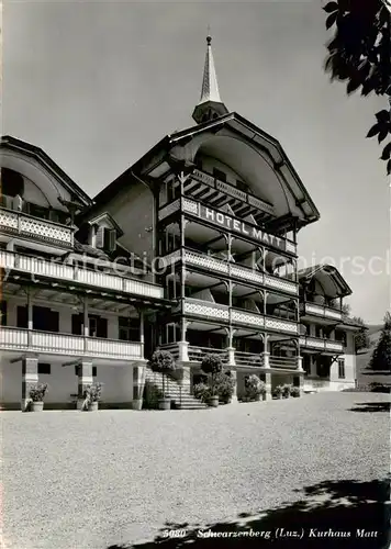 AK / Ansichtskarte  Schwarzenberg_LU Hotel Matt Kurhaus Schwarzenberg LU