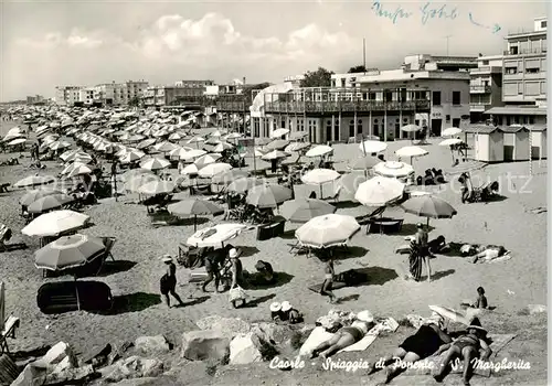 AK / Ansichtskarte 73849616 Caorle_Veneto_IT Spiaggia di Ponente Santa Margherita 