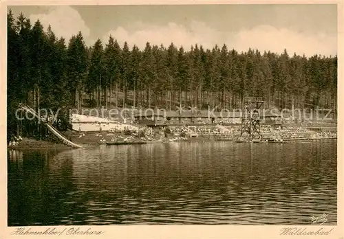 AK / Ansichtskarte  Hahnenklee-Bockswiese_Harz Waldseebad Hahnenklee-Bockswiese