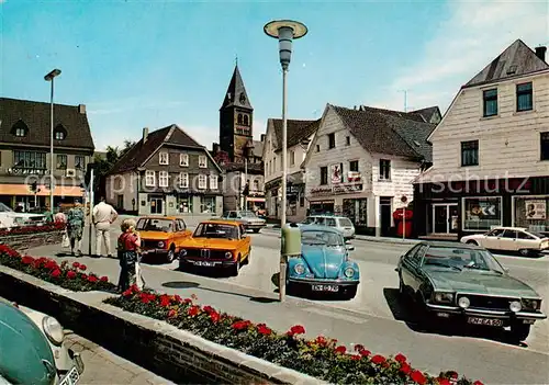 AK / Ansichtskarte  Herdecke_Ruhr Hauptstrasse und Alte Stiftskirche Herdecke Ruhr