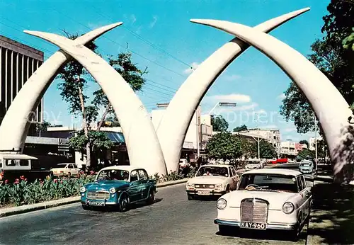 AK / Ansichtskarte  Mombasa_Kenya Tusks Kilindini Roade 