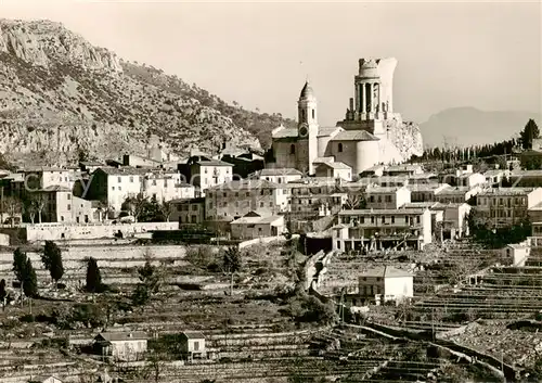 AK / Ansichtskarte  La_Turbie_06 Le village et le Trophee d'Auguste 