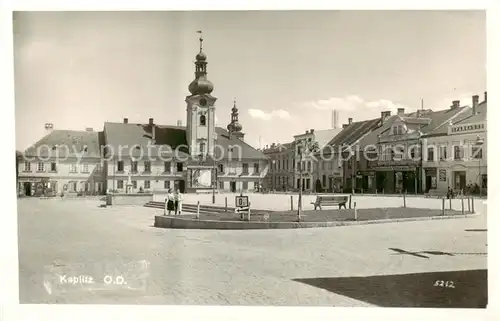 AK / Ansichtskarte  Kaplitz_Kaplice_CZ Marktplatz Rathaus 