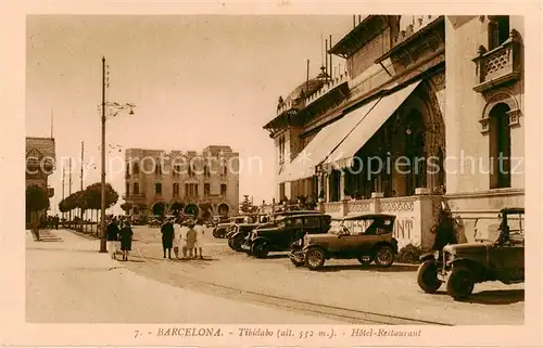 AK / Ansichtskarte 73849696 Barcelona_Cataluna Tibidabo Hotel Restaurant Barcelona Cataluna