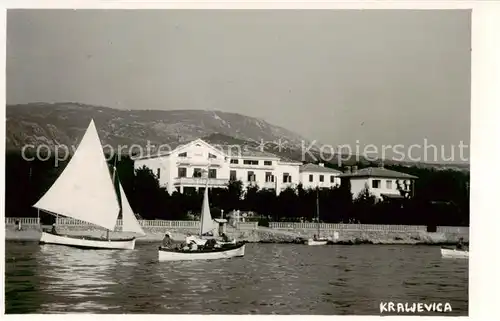 AK / Ansichtskarte  Kraljevica_Croatia Teilansicht Segelboote 