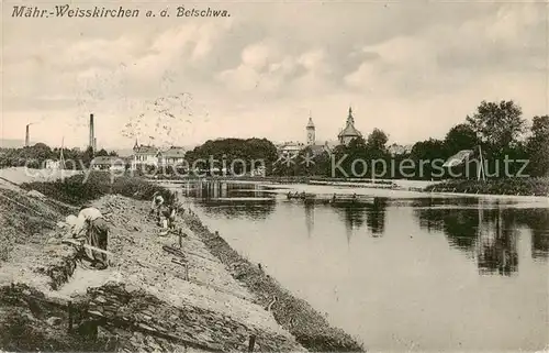 AK / Ansichtskarte  Maehrisch-Weisskirchen_Hranice_nad_Morave_CZ an der Betschwa 