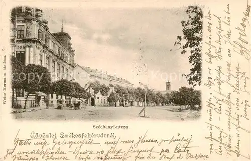 AK / Ansichtskarte  Szechenyi_Budapest_HU Udvoezlet Szekesfehervarrol 