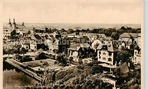 AK / Ansichtskarte  Dux_Sudeten_Duchcov_CZ Villenviertel Panorama 