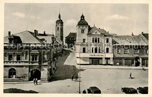 AK / Ansichtskarte 73849783 Melnik__CZ Marktplatz Kirche 