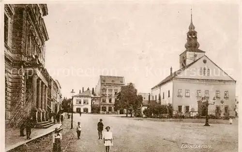 AK / Ansichtskarte  Landskron_Lanskroun_CZ Marktplatz 