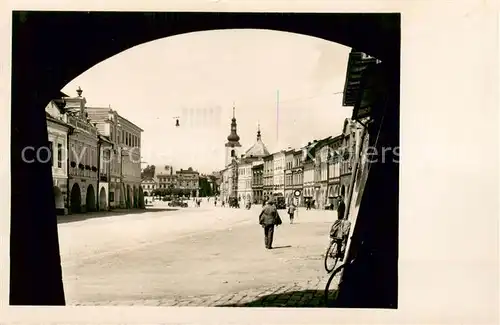 AK / Ansichtskarte  Zwittau_Svitavsko_CZ Stadtplatz 