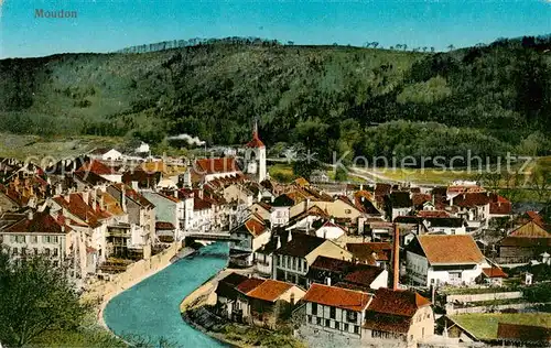 AK / Ansichtskarte  Moudon_VD Ortsansicht 