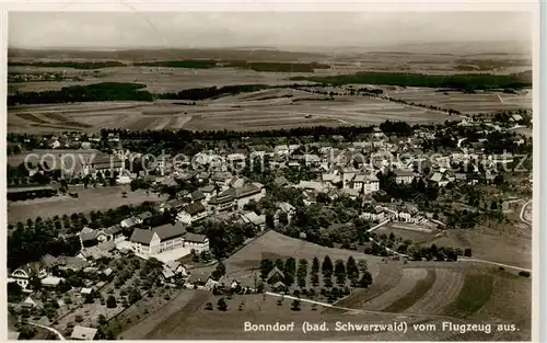 AK / Ansichtskarte  Bonndorf_Schwarzwald Fliegeraufnahme Bonndorf Schwarzwald