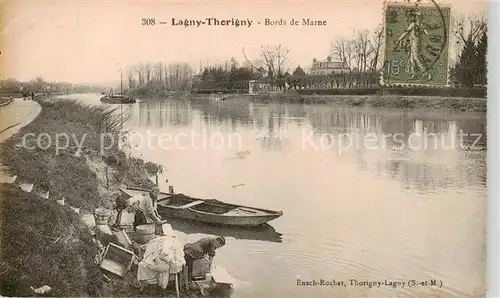 AK / Ansichtskarte  Lagny_-Thorigny_77_Seine-et-Marne Bords de Marne 