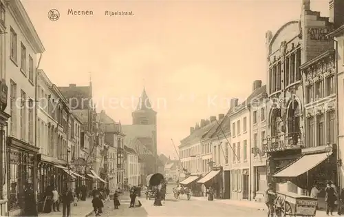 AK / Ansichtskarte 73849899 Meenen_Menin_West-Vlaanderen_Belgie Rijselstraat 