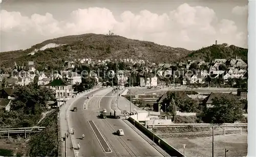 AK / Ansichtskarte  Weinheim_Bergstrasse mit W.S.C. Wachenburg und Burgruine Windeck Weinheim_Bergstrasse