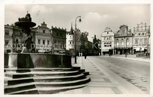 AK / Ansichtskarte 73849933 Nemecky-Brod_Havlickuv_Brod_Deutsch-Brod_CZ Namesti Stadtplatz Brunnen 