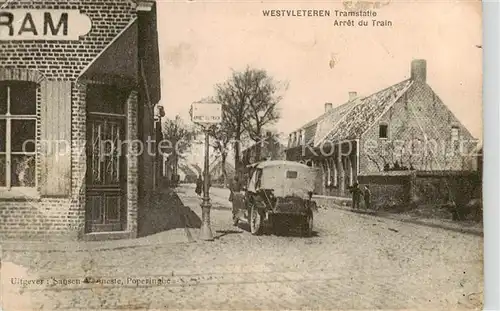 AK / Ansichtskarte  Westvleteren_Vleteren_Belgie Arrêt du Train 