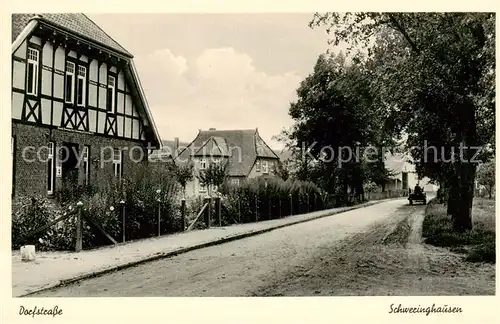 AK / Ansichtskarte  Schweringhausen_Ehrenburg Dorfstrasse 