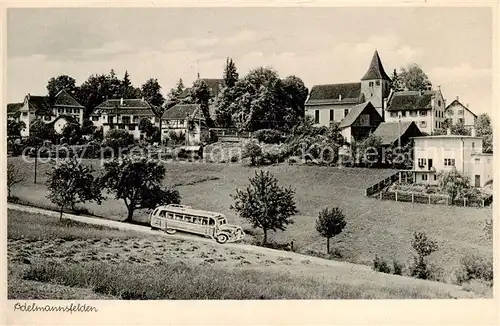 AK / Ansichtskarte 73849973 Adelmannsfelden Ortsansicht mit Kirche Adelmannsfelden