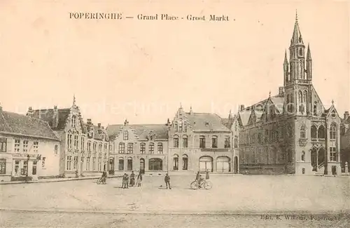 AK / Ansichtskarte 73850004 Poperinghe_Poperinge_Belgie Grande PLace Groot Markt 