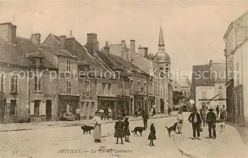 AK / Ansichtskarte  Artenay_45_Loiret Rue du Commerce 