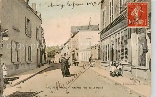 AK / Ansichtskarte  Ancy-le-Franc_89_Yonne Grande Rue de la Poste 