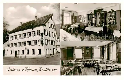 AK / Ansichtskarte  Reutlingen_BW Gasthaus zum Pfauen Restaurant 