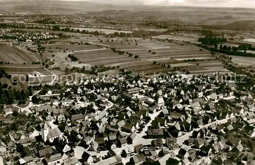 AK / Ansichtskarte  Obereisesheim_Neckarsulm Fliegeraufnahme 