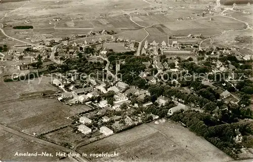 AK / Ansichtskarte  Nes_Ameland_NL het dorp in vogelvlucht 