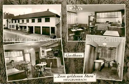 AK / Ansichtskarte  Heugrumbach_Arnstein Gasthaus Zum goldenen Stern 